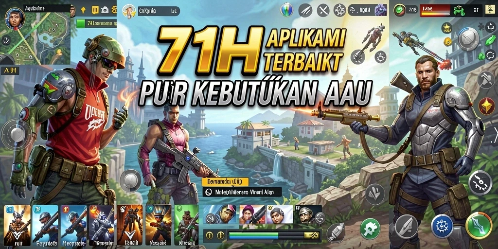 Tampilan antarmuka pengguna aplikasi Utility 71H yang bersih dan sederhana.