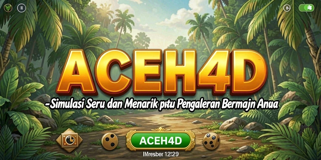 Tangkapan layar gameplay ACEH4D yang menampilkan simulasi yang mendalam dan interaktif.