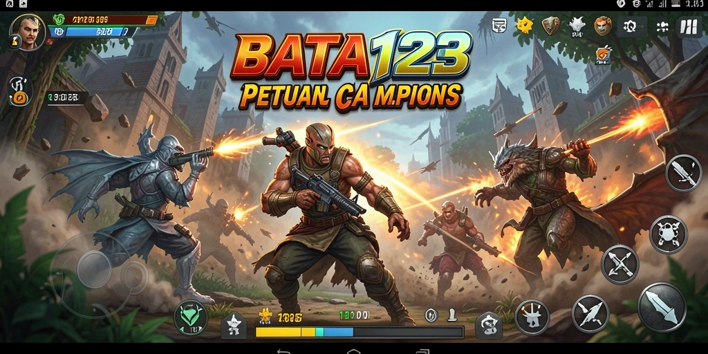 Tampilan gameplay BATA123 yang seru dan penuh aksi.