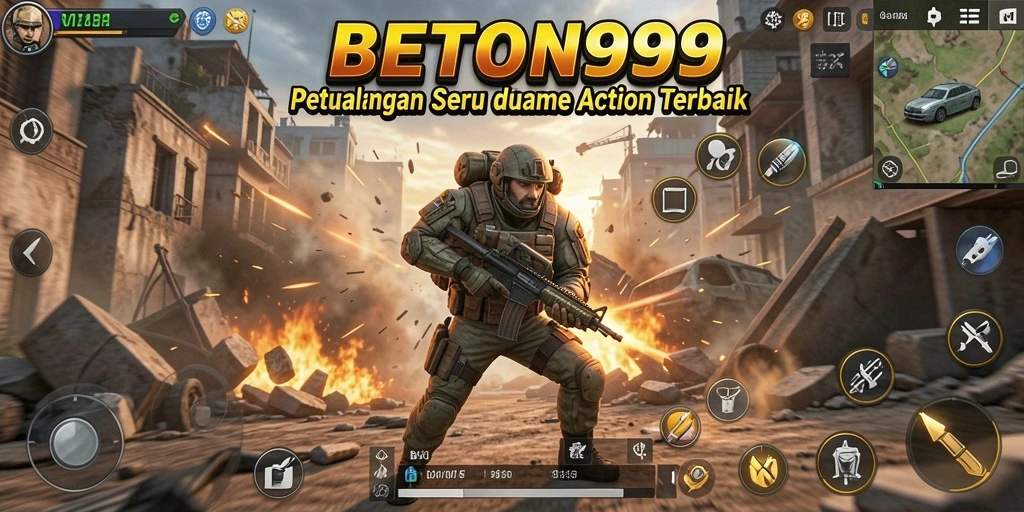 Screenshot dari gameplay seru BETON999 yang penuh aksi.