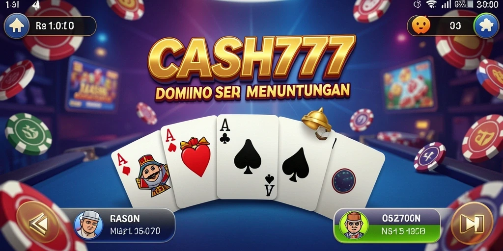 Tampilan gameplay domino yang menarik di CASH777.