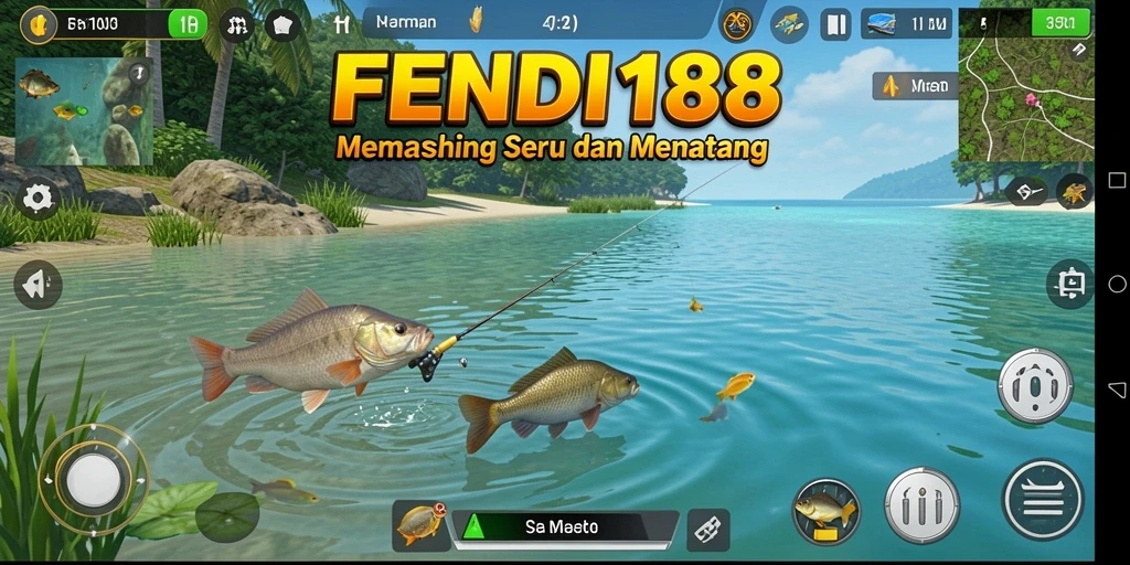 Gameplay <strong>FENDI188</strong> menunjukkan aksi memancing yang mendebarkan dan indah.
