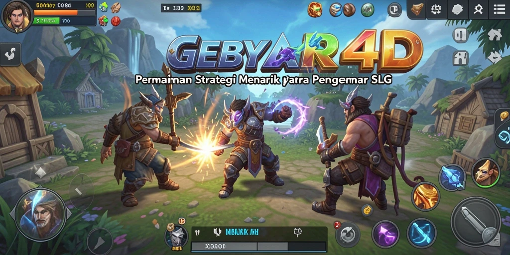 Tampilan gameplay menarik dari GEBYAR4D yang penuh strategi.