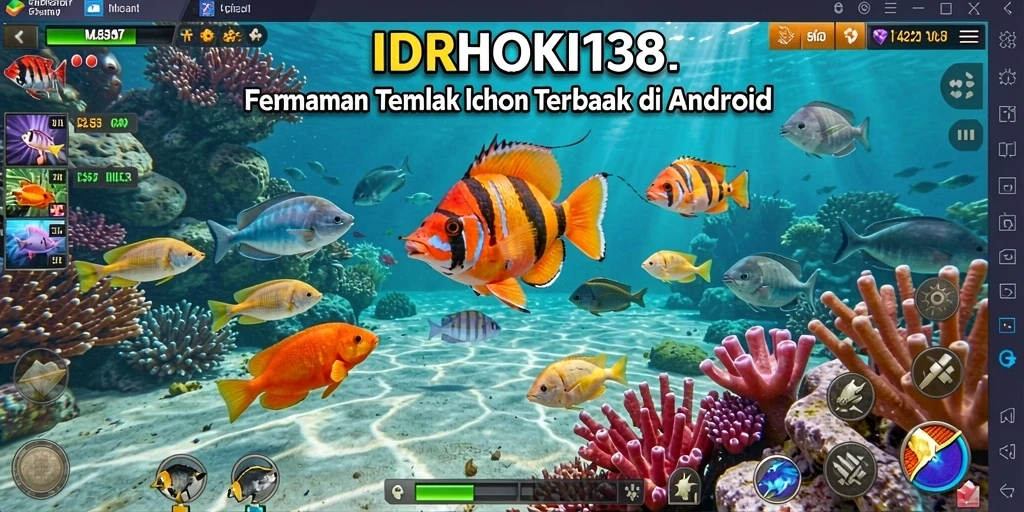 Screenshot gameplay Tembak Ikan IDRHOKI138 yang penuh aksi.