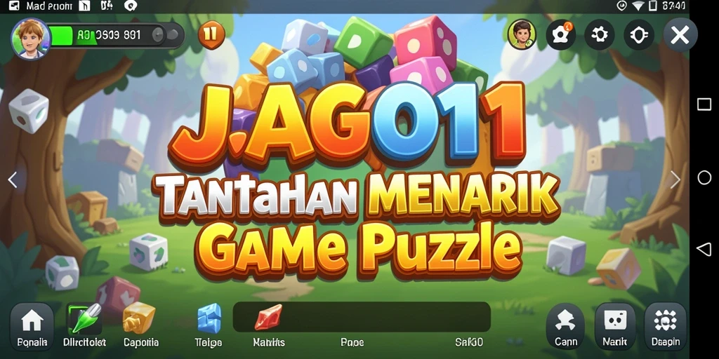 Tampilan gameplay <strong>JAGO11</strong> dengan berbagai teka-teki yang menantang.