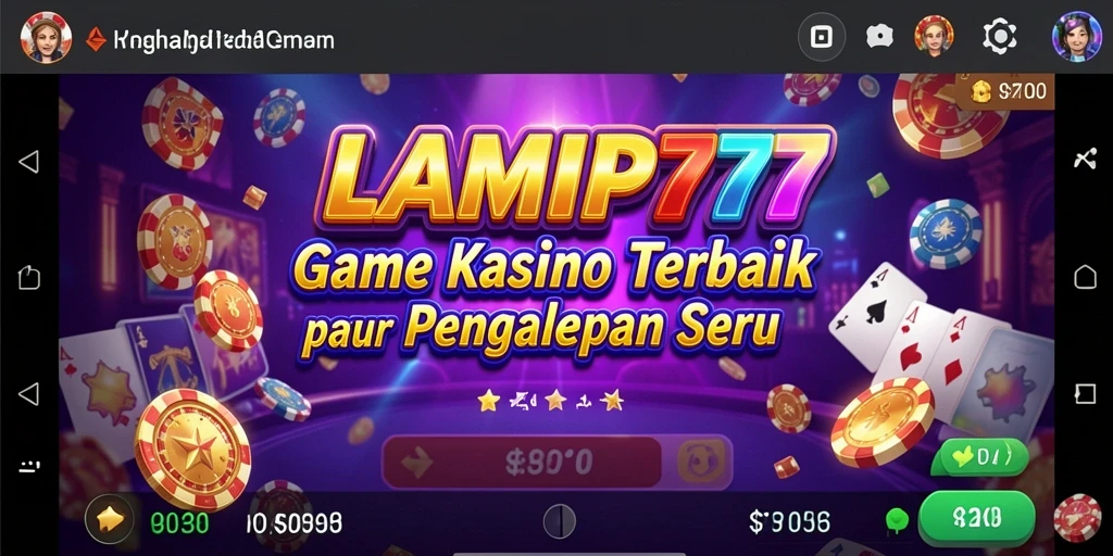 Screenshot gameplay LAMPU777 yang menampilkan suasana Kasino yang menarik.