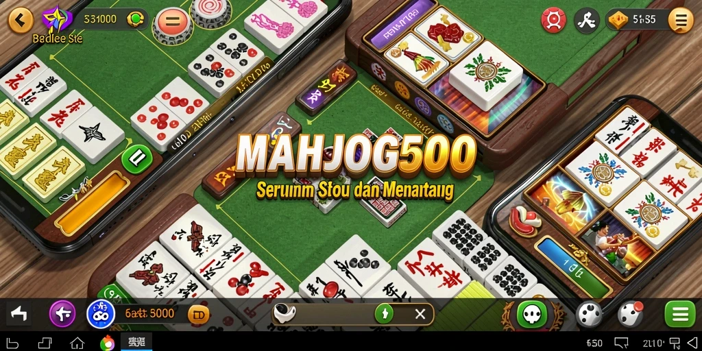 Tampilan gameplay Slot yang memukau di MAHJONG500.