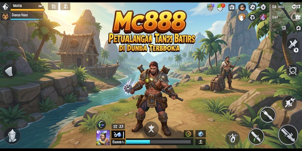 Tampilan gameplay seru di dunia terbuka yang penuh petualangan.
