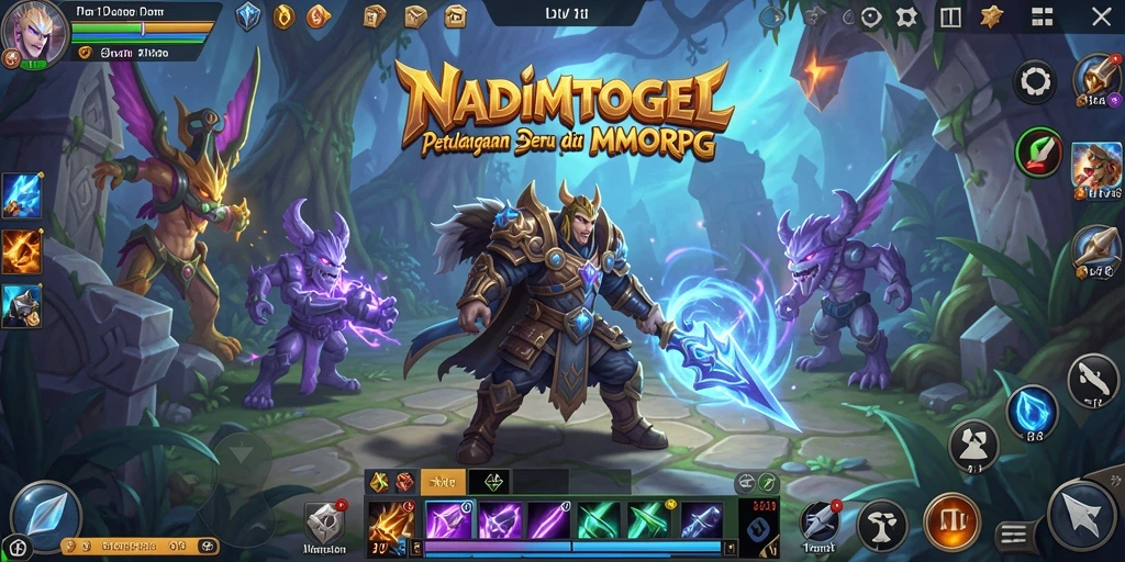 Screenshot gameplay NADIMTOGEL menampilkan aksi seru dalam dunia MMORPG.