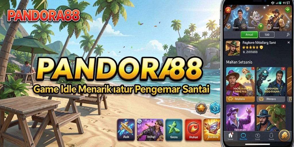 Screenshot utama PANDORA88 menampilkan gameplay santai dan grafis yang menarik.
