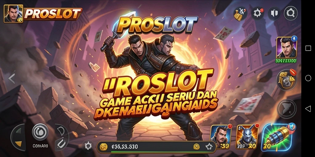 Tampilan gameplay mendebarkan di PROSLOT dengan aksi yang cepat.