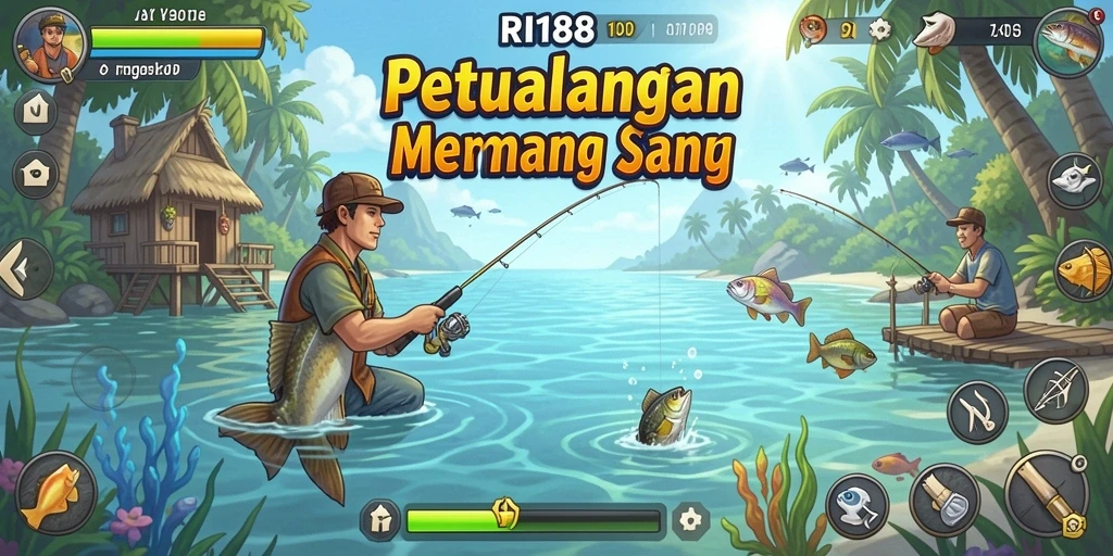 Tangkapan besar di RI188, menampilkan grafik memancing yang menakjubkan.