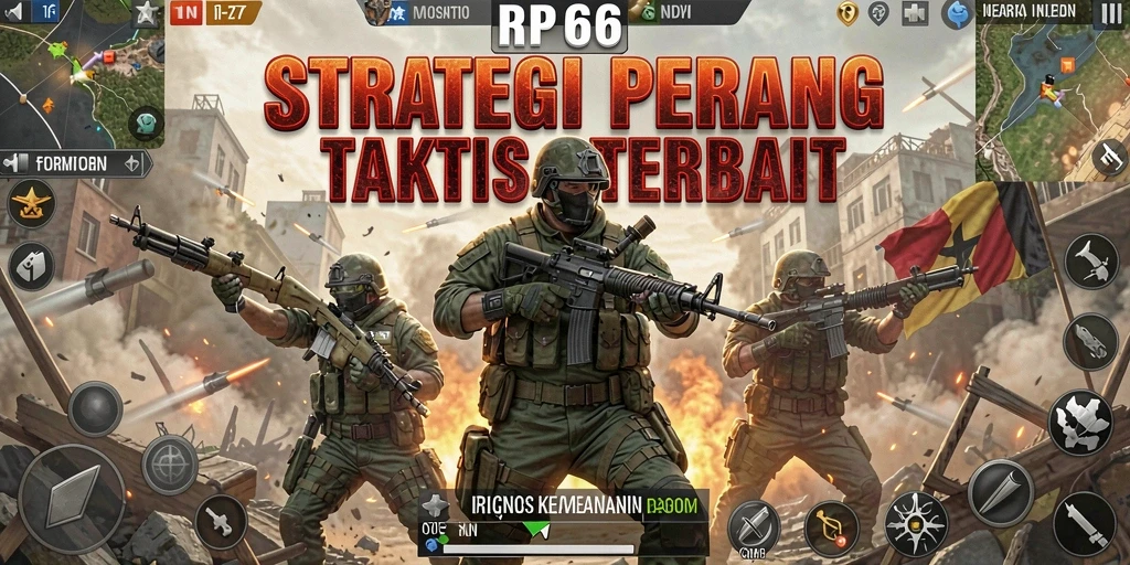 Gameplay intens dalam RP66 yang menghadirkan strategi perang.