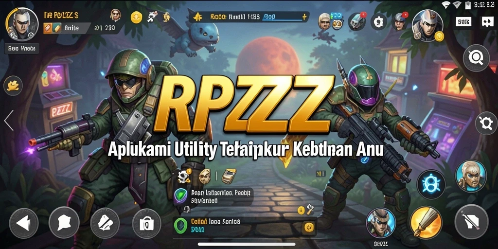 Tampilan utama RPZZZ yang menampilkan antarmuka pengguna yang intuitif.