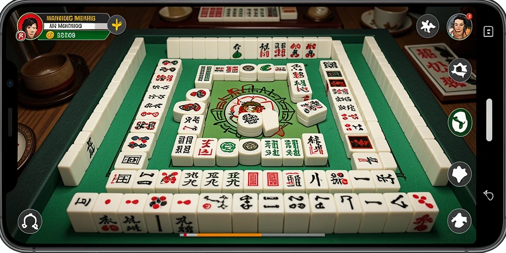 Tampilan gameplay S13 yang menarik dan menantang di Mahjong.
