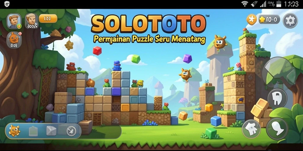 Tampilan gameplay SOLOTOTO yang menantang dan menarik.