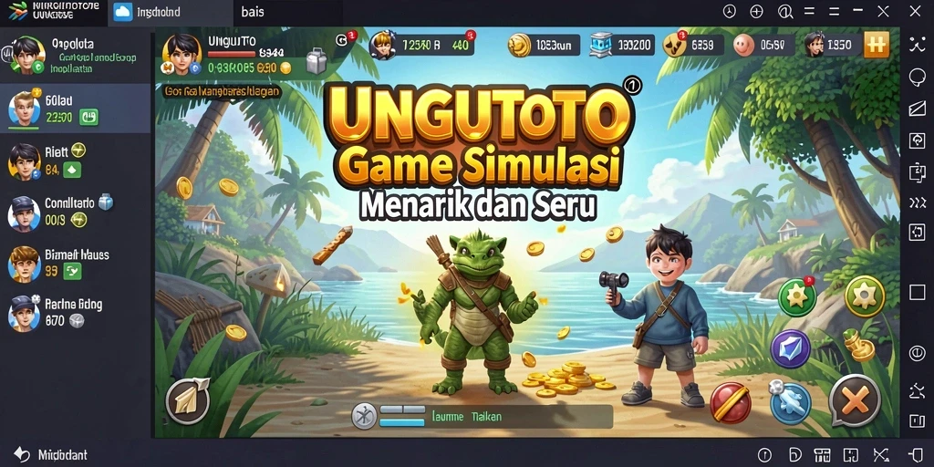 Screenshot gameplay UNGUTOTO menampilkan momen seru dan interaktif.